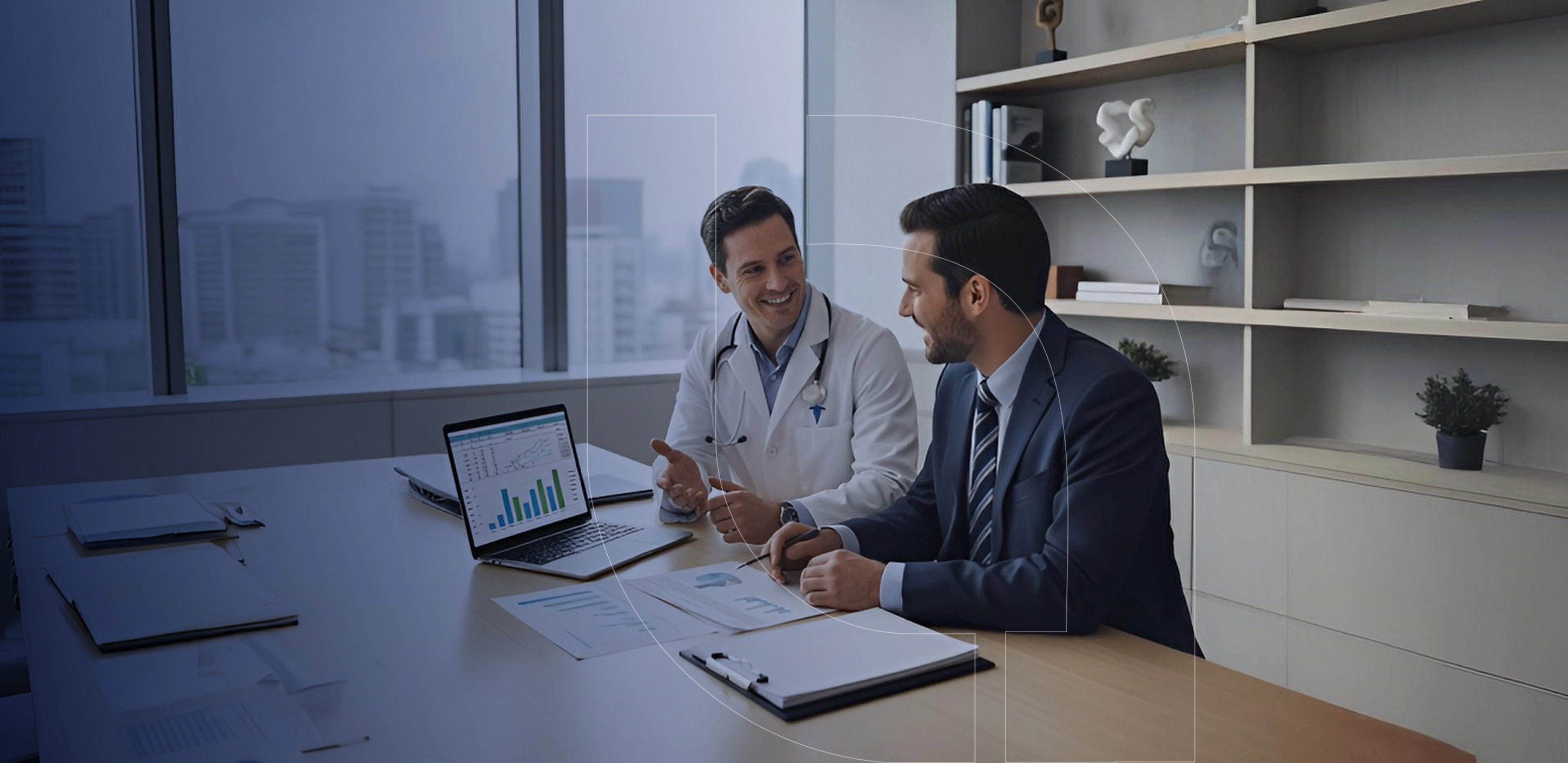 Image de Background Você cuida de <span>vidas</span>. Nós cuidamos da sua contabilidade